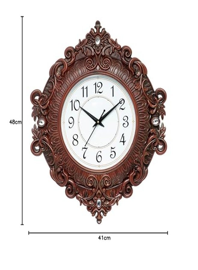 Harbour Analog Latest Stylish New Models Wall Clock for Home Living Room Hall Bedroom (Size Height 41 CM X Width 48 CM)- Home Decor Big Size Wall Clock BG1 - Image 5